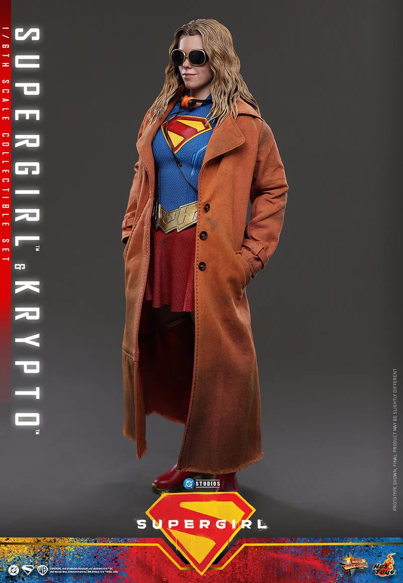 Hot Toys Movie Masterpiece Series: DC Supergirl - Supergirl y Krypto Escala 1/6