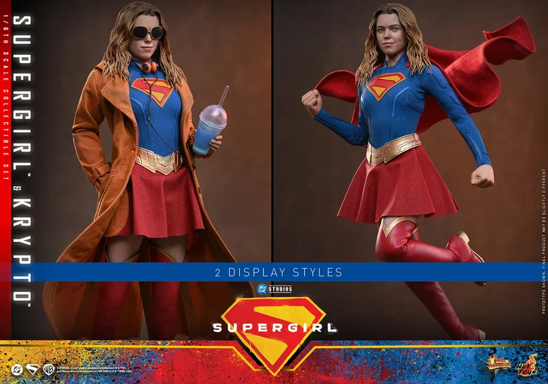 Hot Toys Movie Masterpiece Series: DC Supergirl - Supergirl y Krypto Escala 1/6