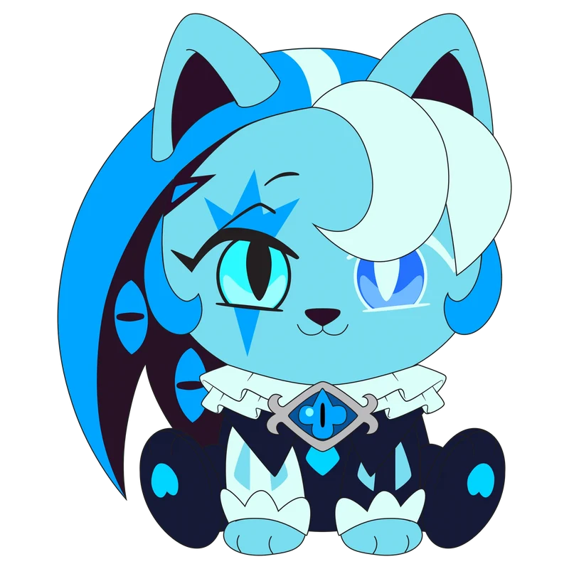 Youtooz Plush: CookieRun Kingdom - Kitty Shadow Milk Peluche 9 Pulgadas