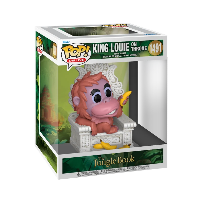 Funko Pop Deluxe: El Libro De La Selva - Rey Louie En Trono