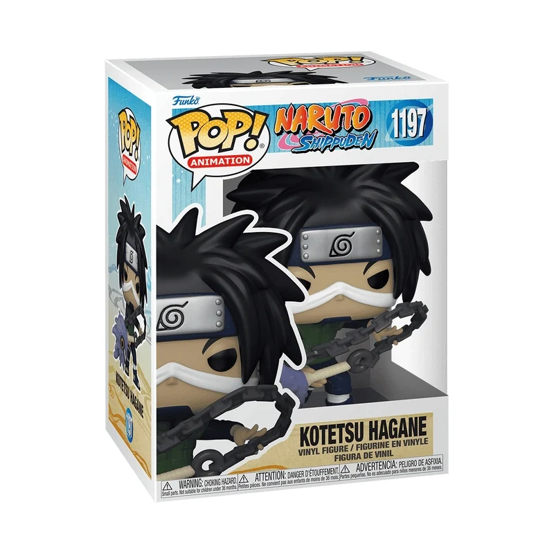 Funko Pop Animation: Naruto Shippuden - Kotetsu Hagane con Arma