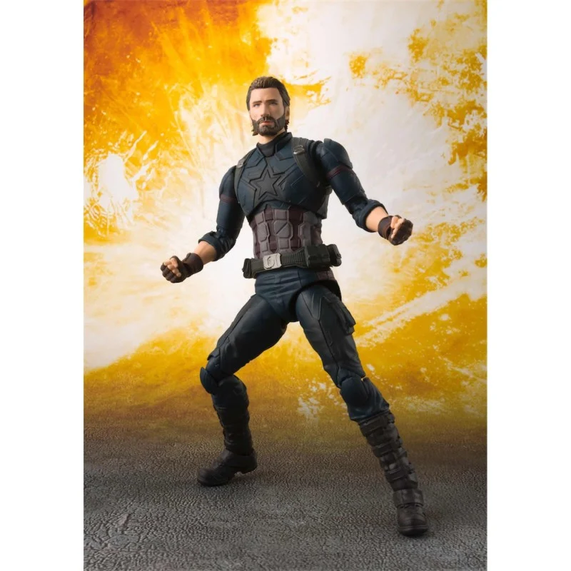 Figura Articulada Capitán América - Avengers Infinity War SH Figuarts