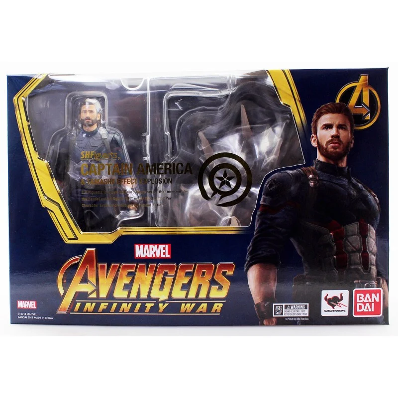 Figura Articulada Capitán América - Avengers Infinity War SH Figuarts