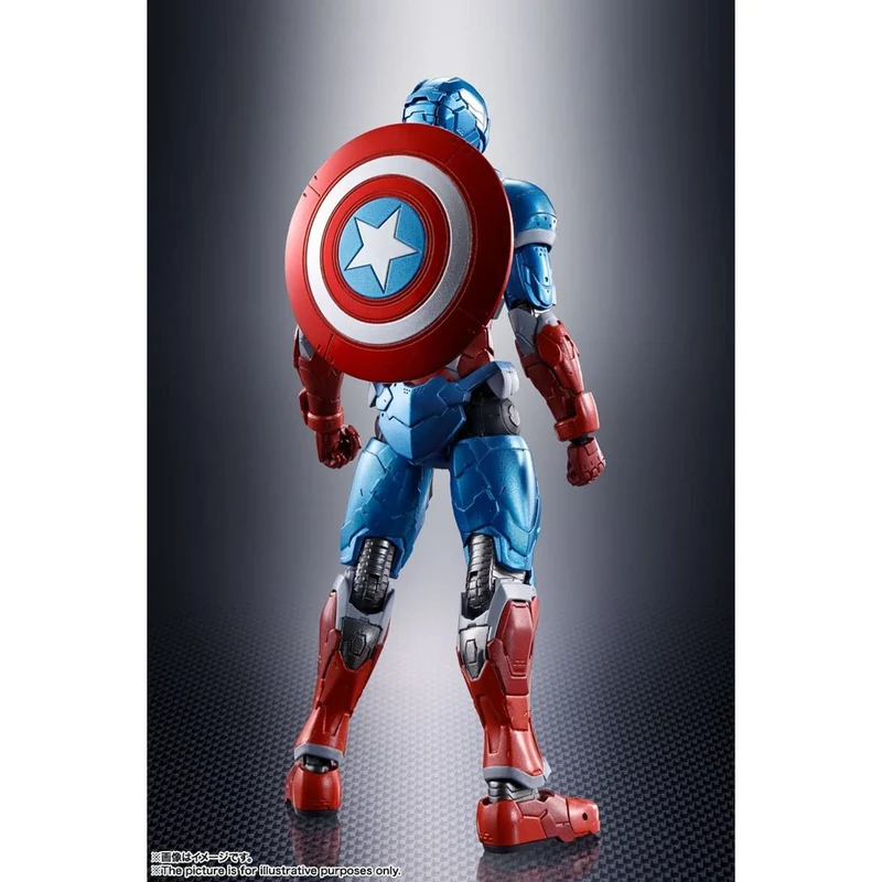 Figura Articulada Capitan America - TECH-ON Avenger SH Figuarts