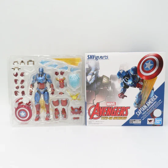 Figura Articulada Capitan America - TECH-ON Avenger SH Figuarts