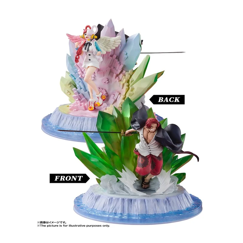 Figura Shanks y Uta - One Piece Figuarts Zero 24cm