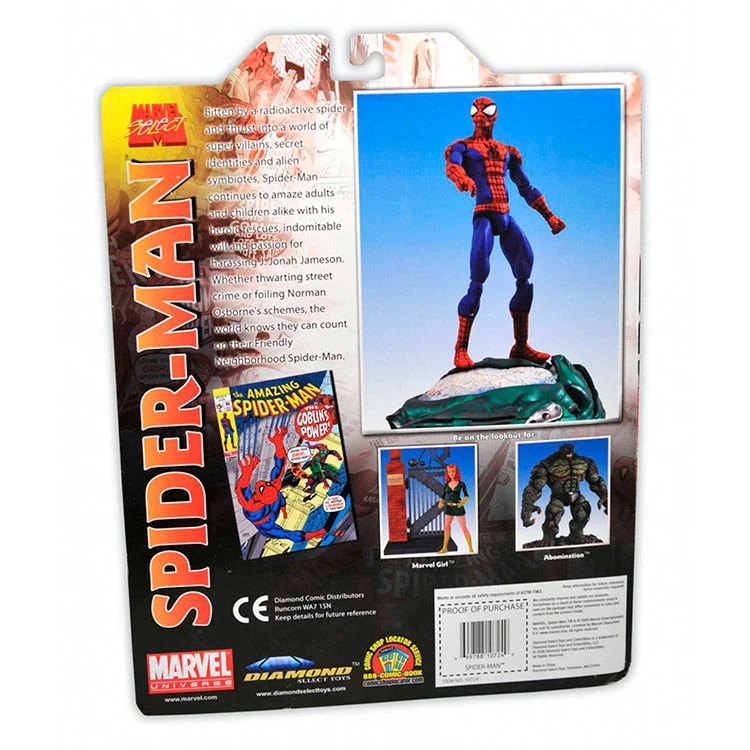 Figura Spiderman - Marvel Select 18cm