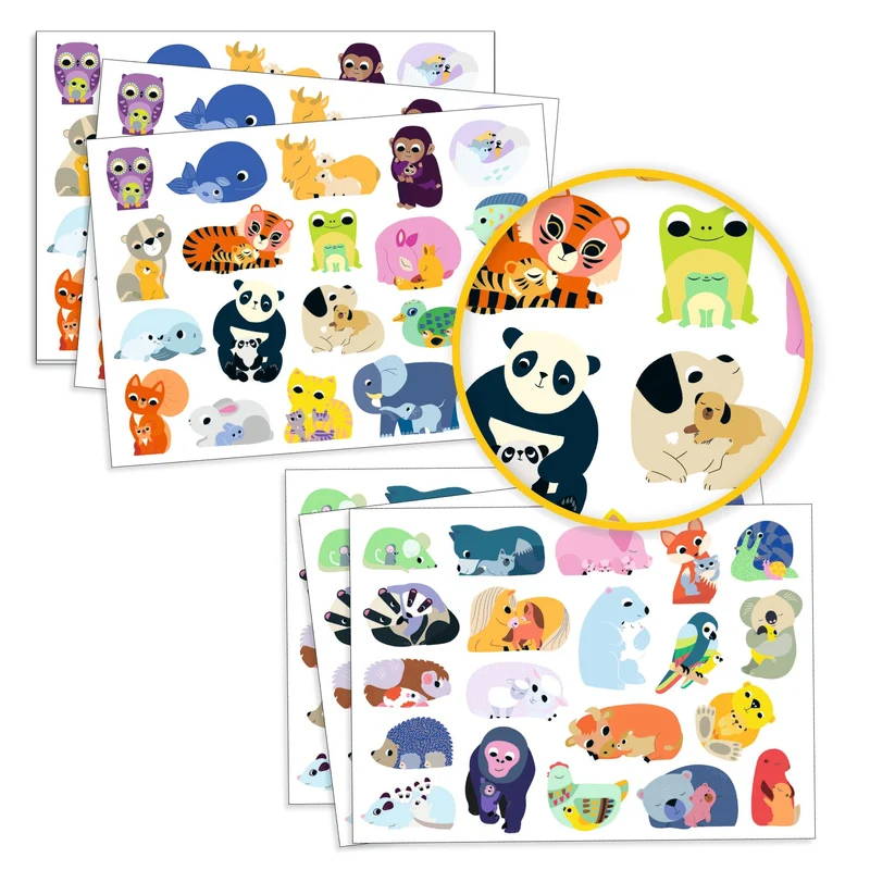 Pegatinas Mums and Babies · Djeco