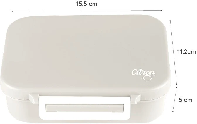Citron Caja Almuerzo de tritán Cerezas