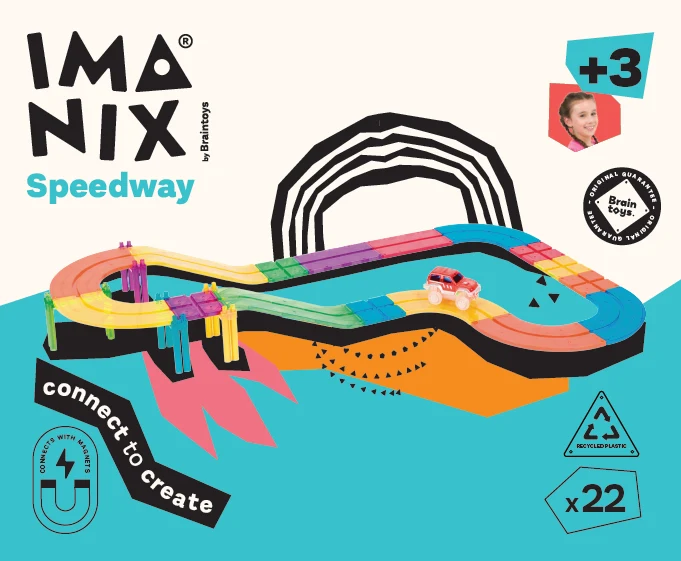 Imanix Pista 22 piezas · Braintoys