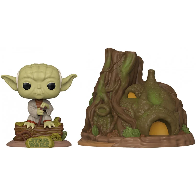 Funko Pop Deluxe Dagobah Yoda con Cabaña 11 - Star Wars