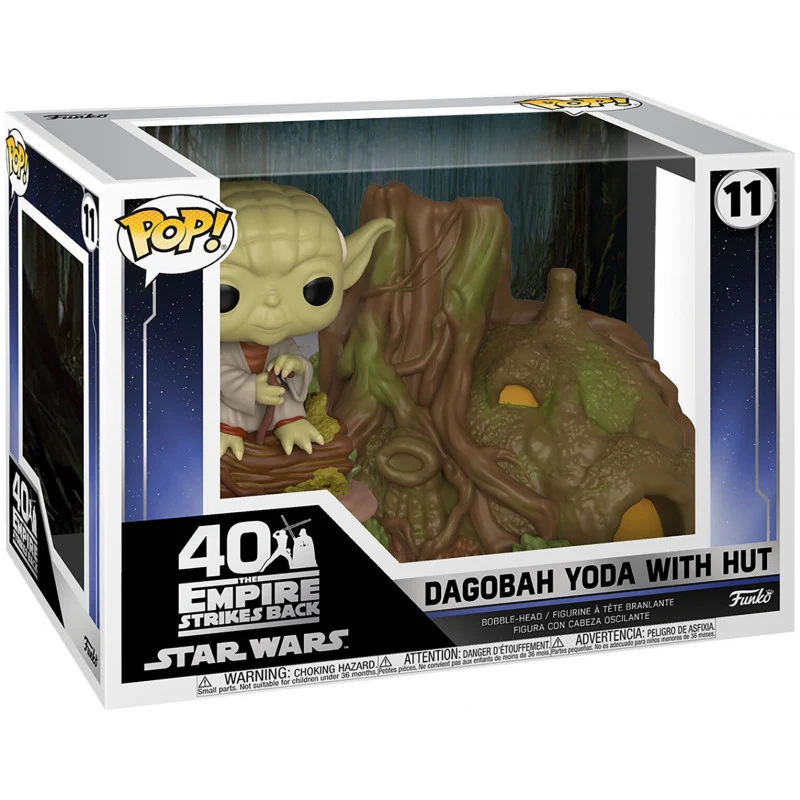 Funko Pop Deluxe Dagobah Yoda con Cabaña 11 - Star Wars