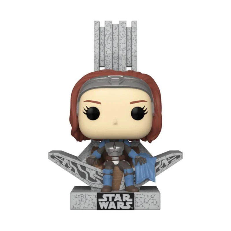 Funko Pop Deluxe Bo Katan en el Trono 669 - Star Wars: The Mandalorian