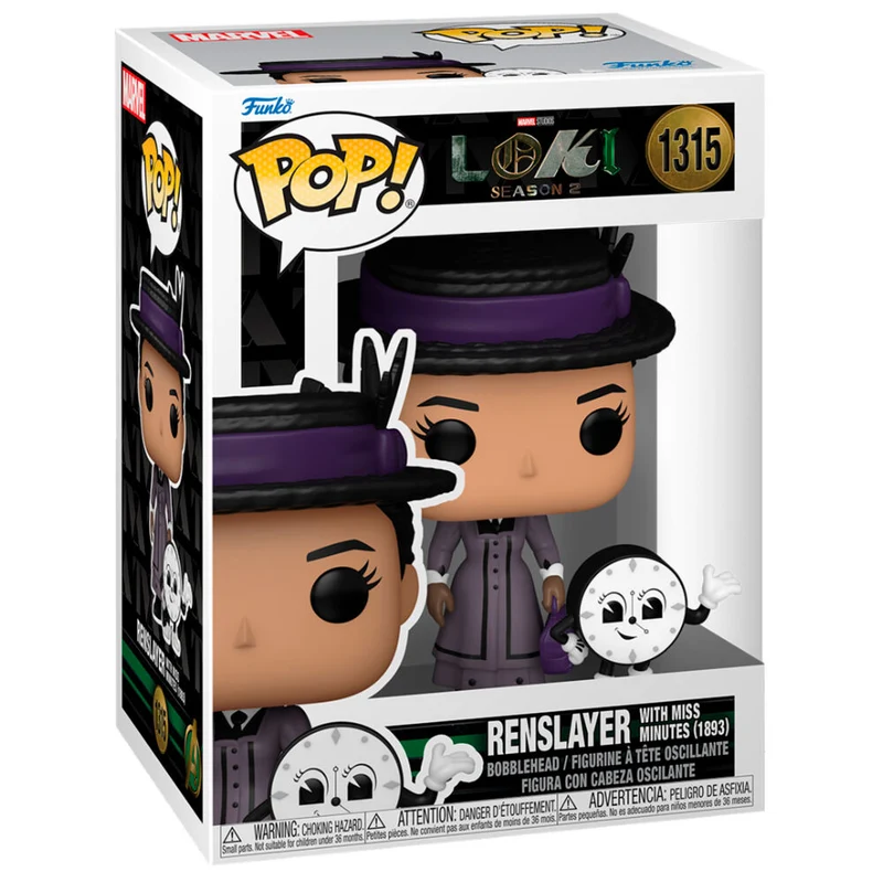 Funko Pop Renslayer con Miss Minutes 1315 - Loki Season 2