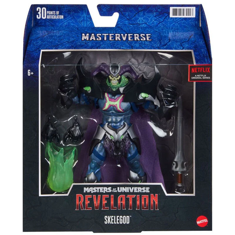 Figura Articulada Skeletor - Masters of the Universe Revelation