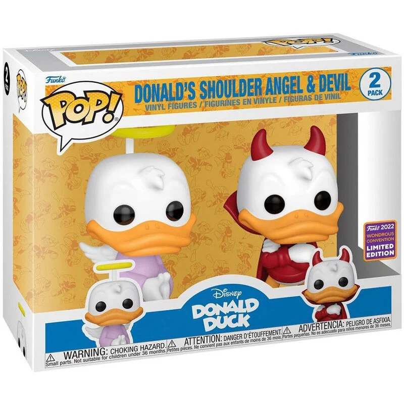 Funko Pop Pato Donald Angel y Demonio - Disney
