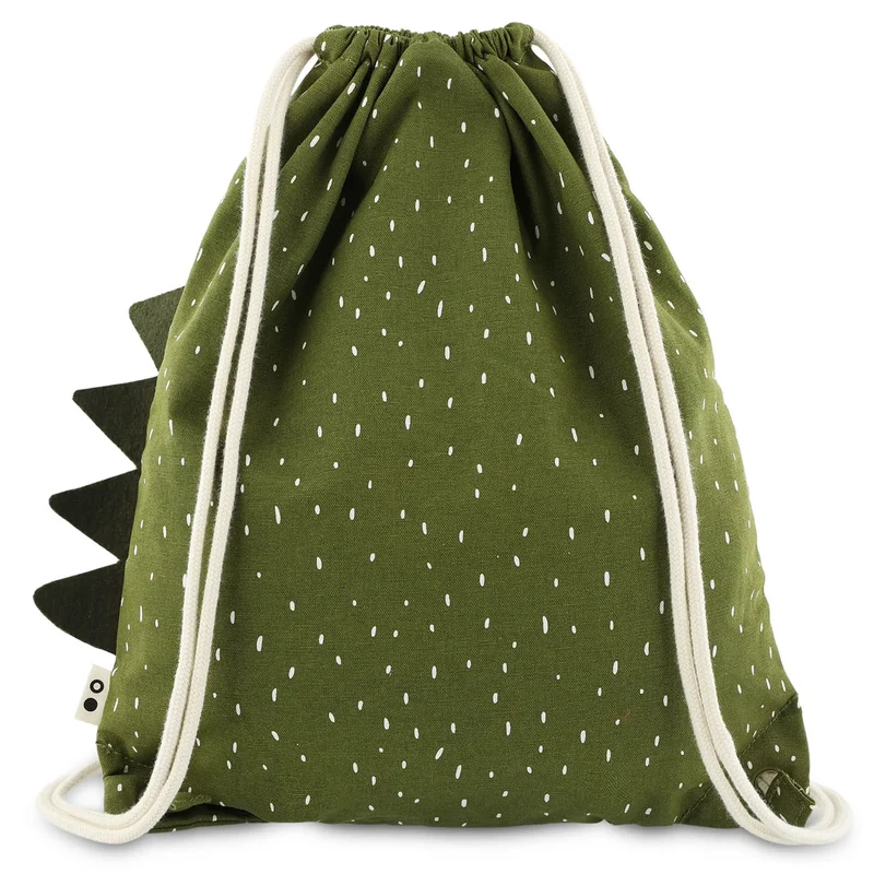 Mochila Saquito de Tela Dino · Trixie