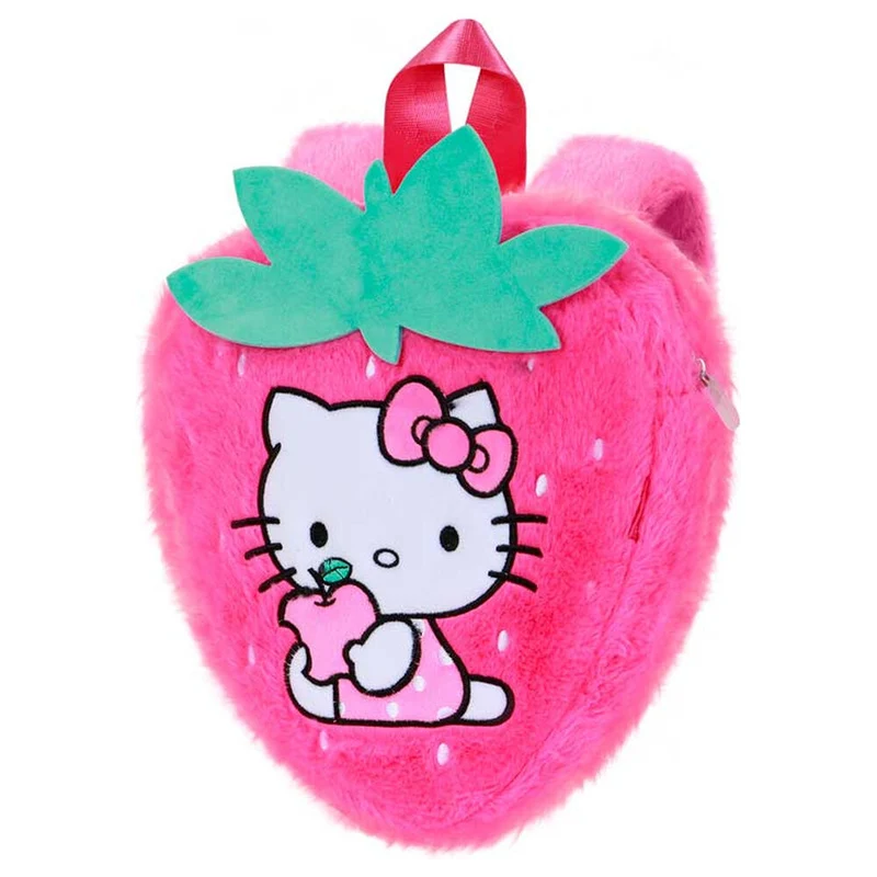 Mochila Peluche Fresa - Hello Kitty