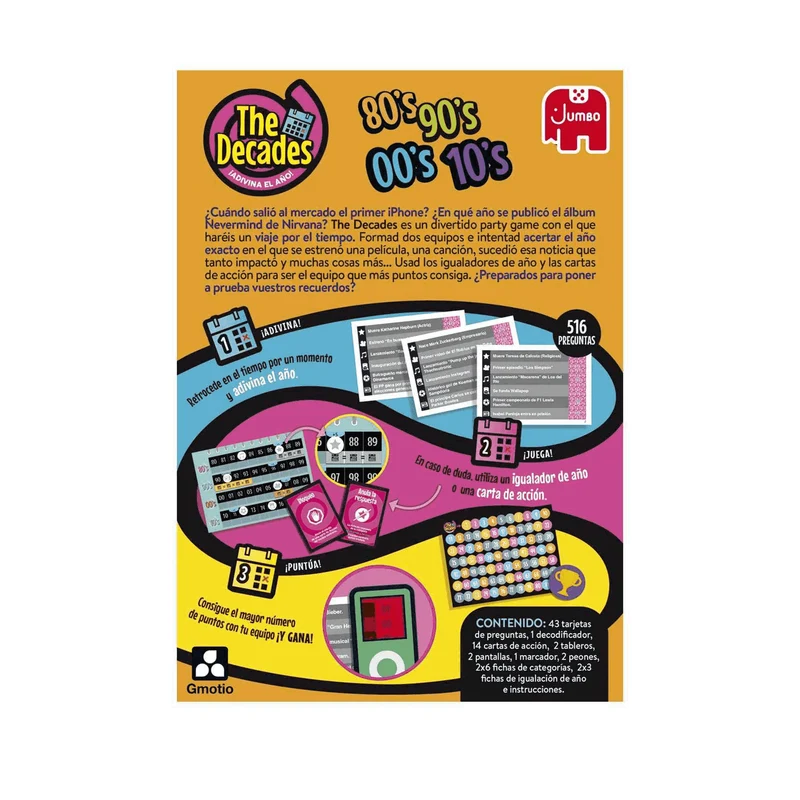 Juego de Mesa The decades