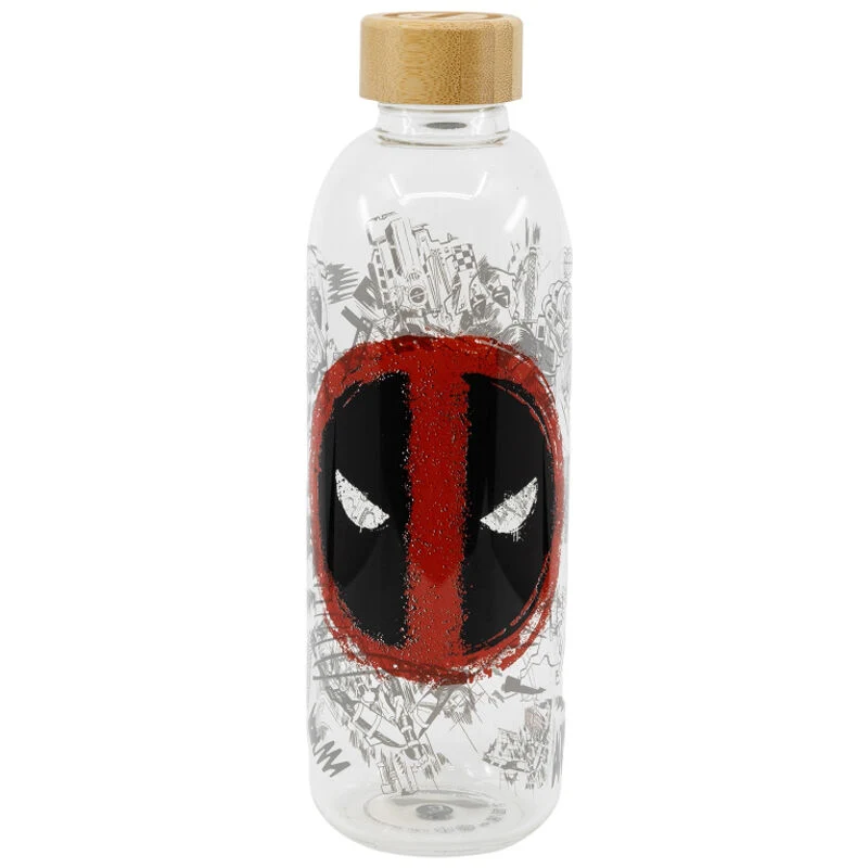 Botella de Cristal Deadpool - Marvel 1030ml