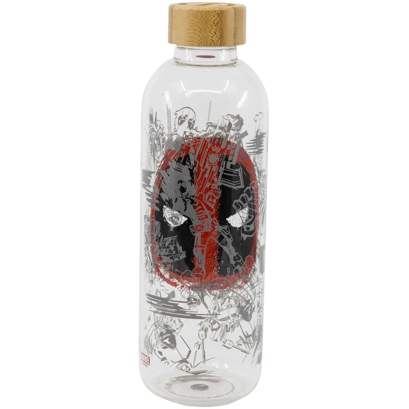 Botella de Cristal Deadpool - Marvel 1030ml