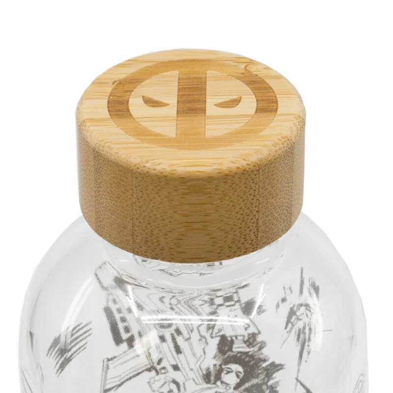 Botella de Cristal Deadpool - Marvel 1030ml