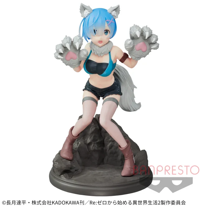 Figura Ram - Re:zero Starting Life In Another World Espresto Monster Motions 18cm