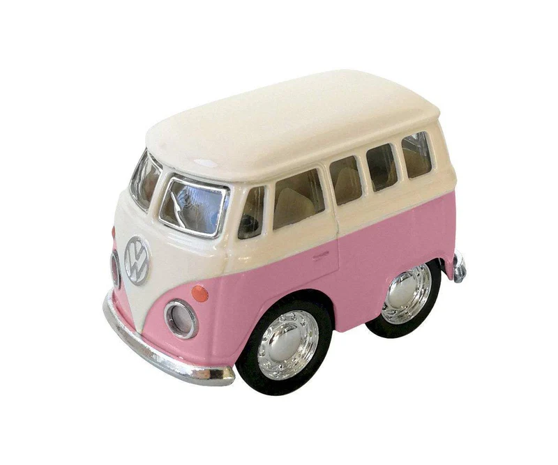 Mini Furgoneta Volkswagen Rosa