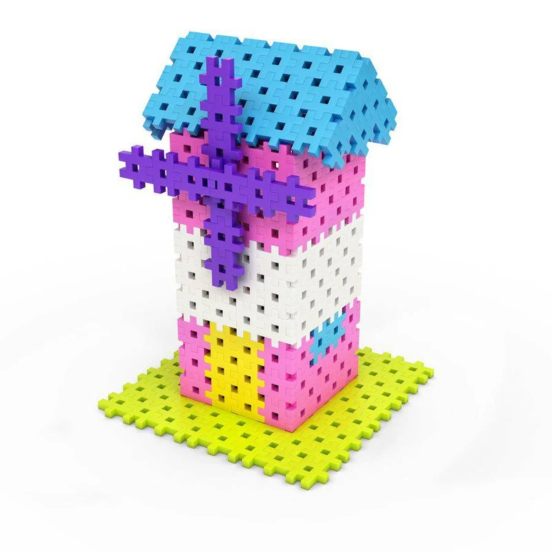 Bloques Meli · Basic Travel Box 500 piezas Pastel