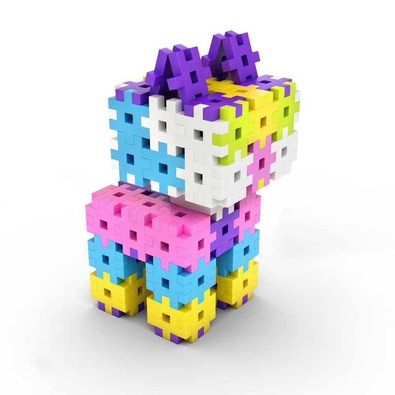 Bloques Meli · Basic Travel Box 250 piezas Pastel