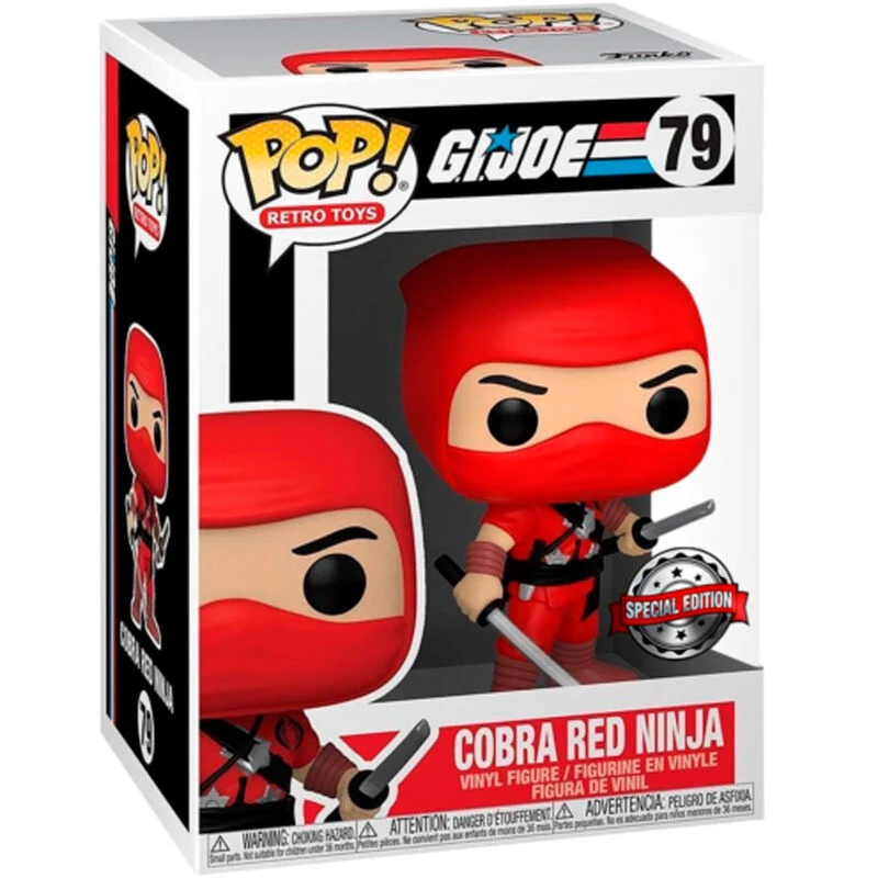 Funko Pop Cobra Red Ninja 79 - Gi Joe Edición Especial