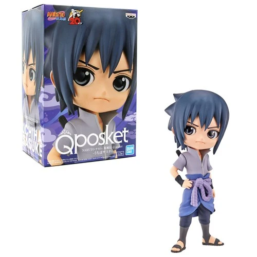 Figura Sasuke Uchiha Ver.A - Naruto Shippuden Q Posket 14cm