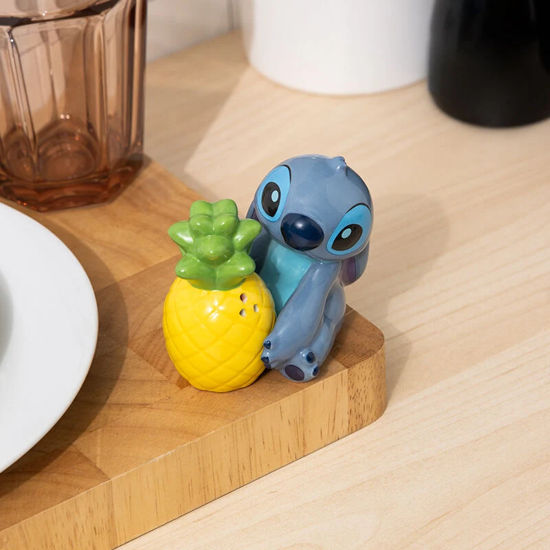 Set Salero y Pimentero Stitch y Piña - Disney 7cm