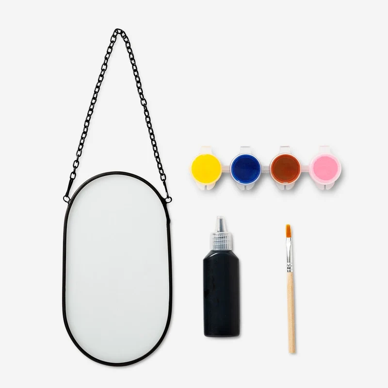 Paint-your-own glass decoration