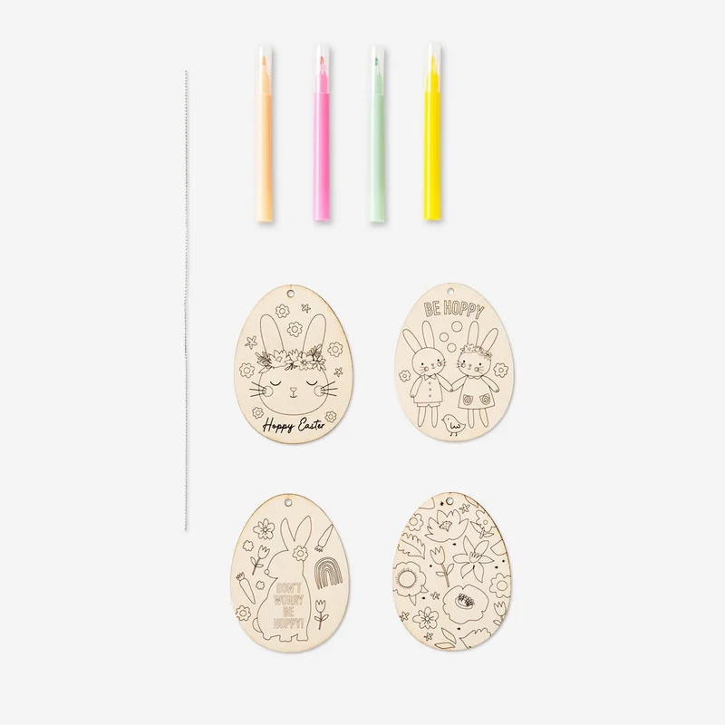 Colour-your-own ornaments