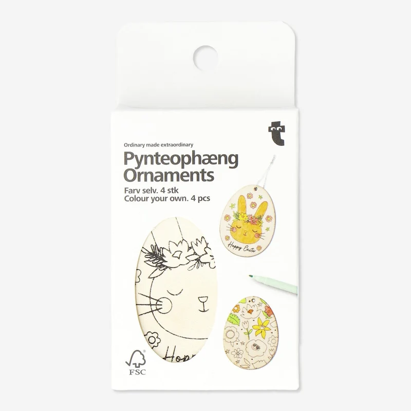 Colour-your-own ornaments