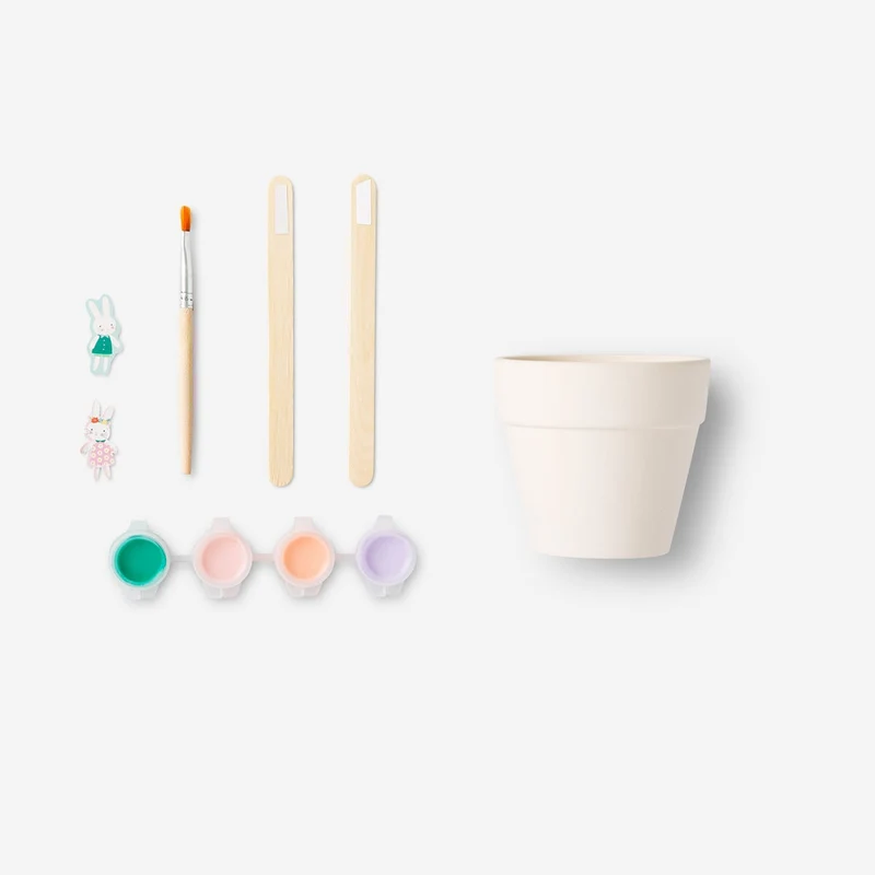 Paint-your-own plant pot