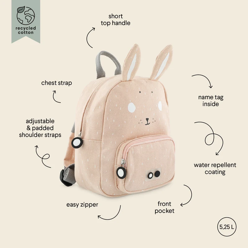 Mochila Pequeña Mrs. Rabbit · Trixie