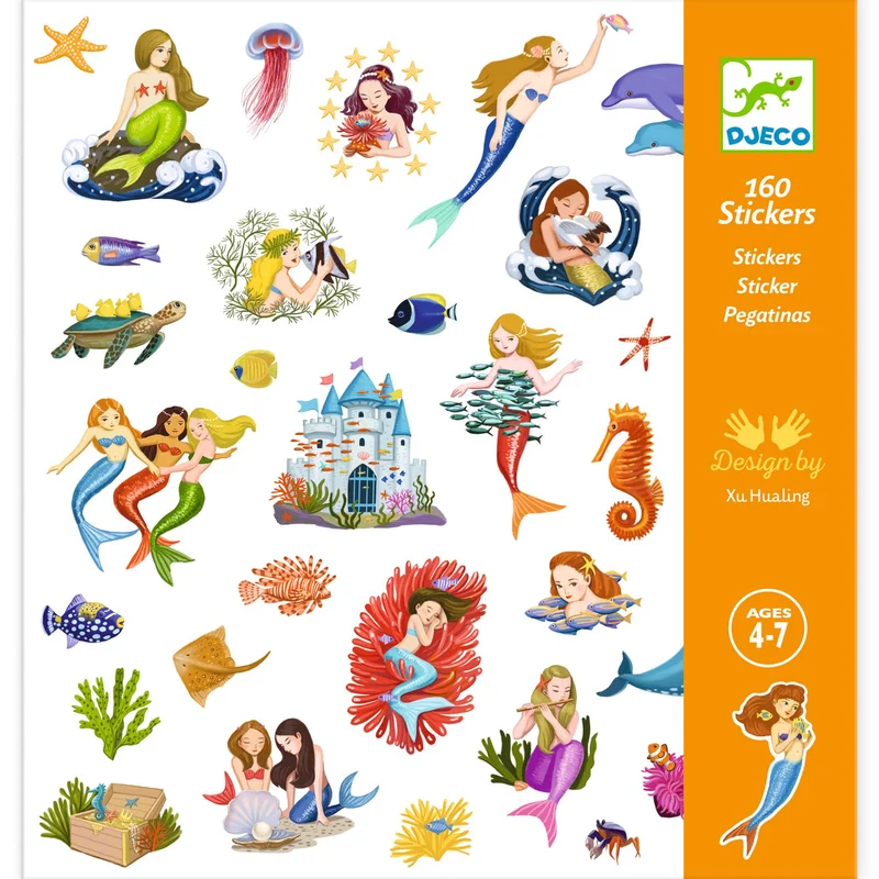 Pegatinas Sirenas · Djeco