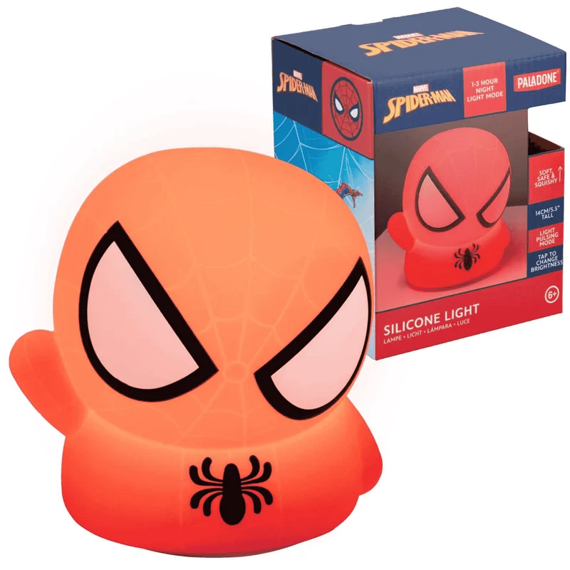 Lámpara de Silicona Recargable de Spider-Man