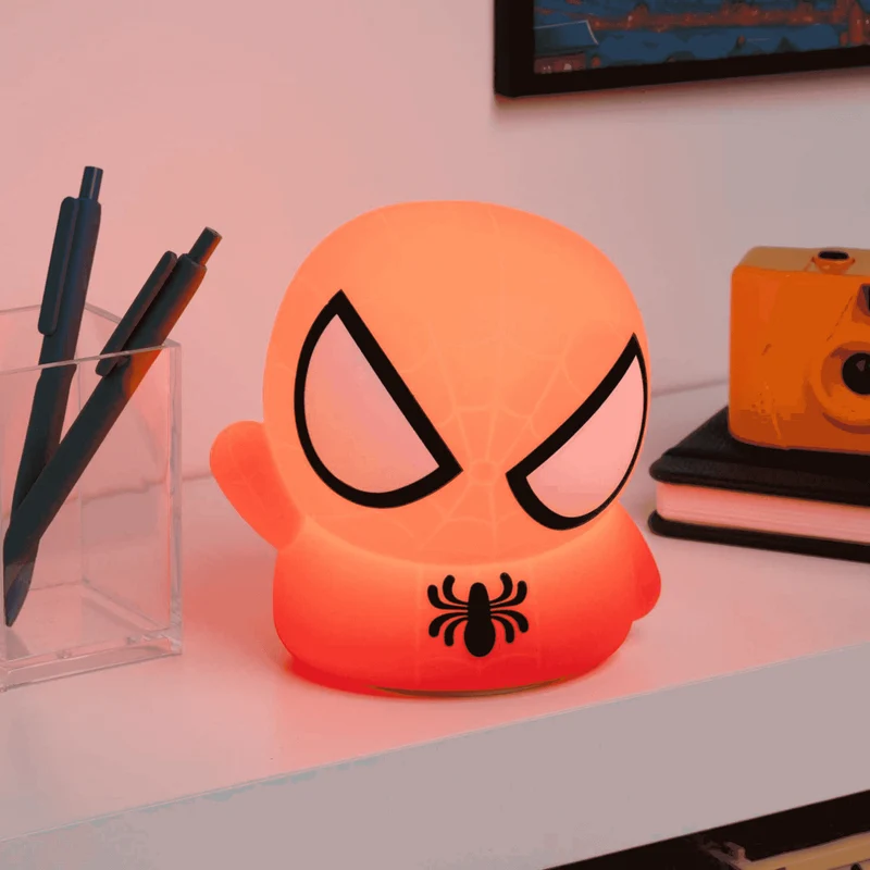 Lámpara de Silicona Recargable de Spider-Man
