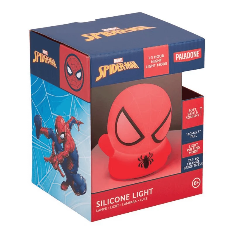 Lámpara de Silicona Recargable de Spider-Man