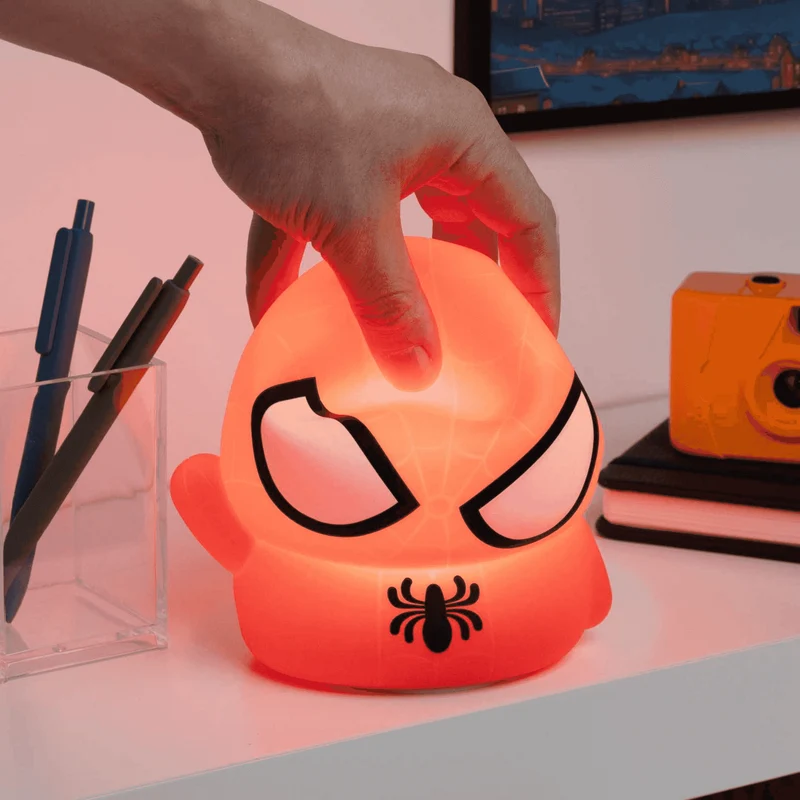 Lámpara de Silicona Recargable de Spider-Man