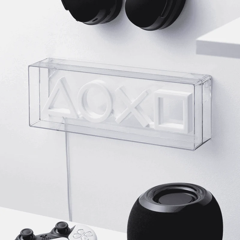 Lámpara LED Neón PlayStation 30 cm