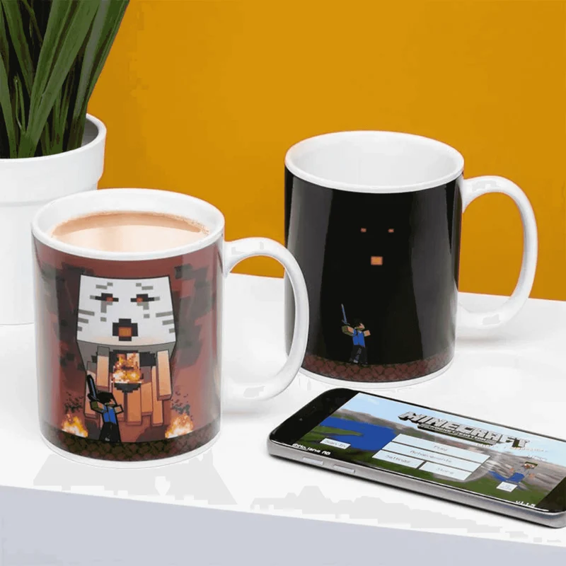Taza Termosensible Minecraft Nether 300 ml