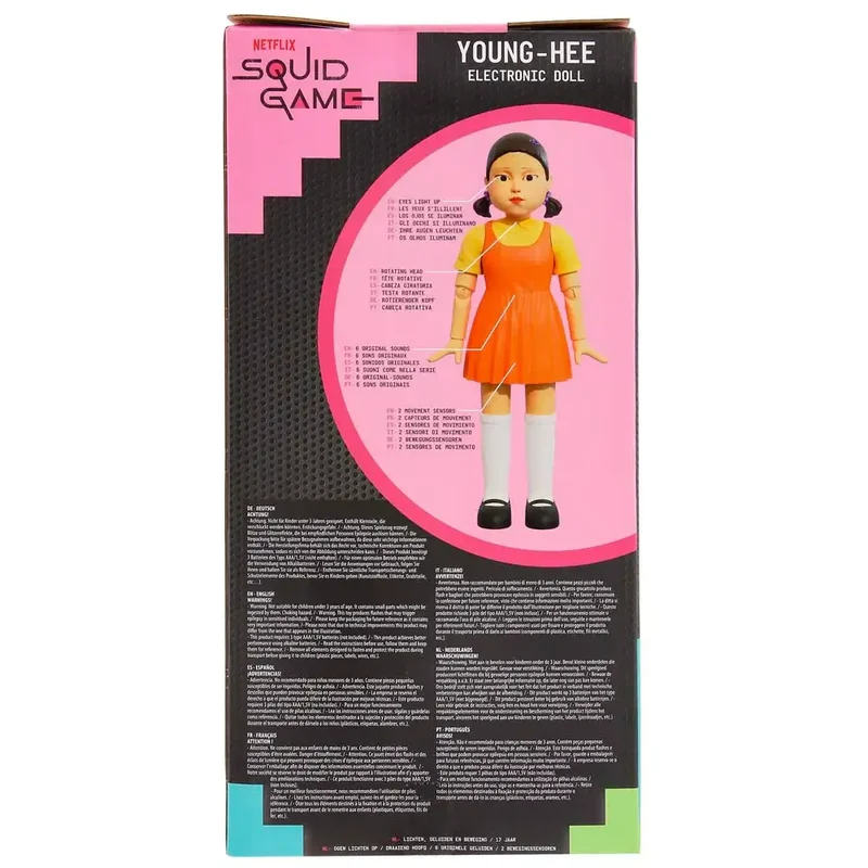 Muñeca Electrónica Young-Hee El Juego del Calamar