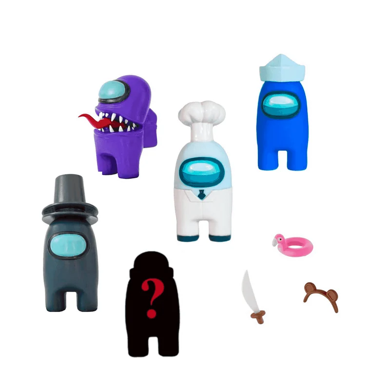 Among Us Serie 2 Pack 5 En Blister Diferentes Modelos