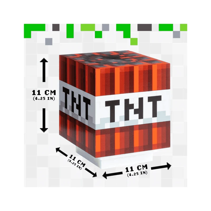 Lámpara Minecraft TNT 3D con sonido – Paladone