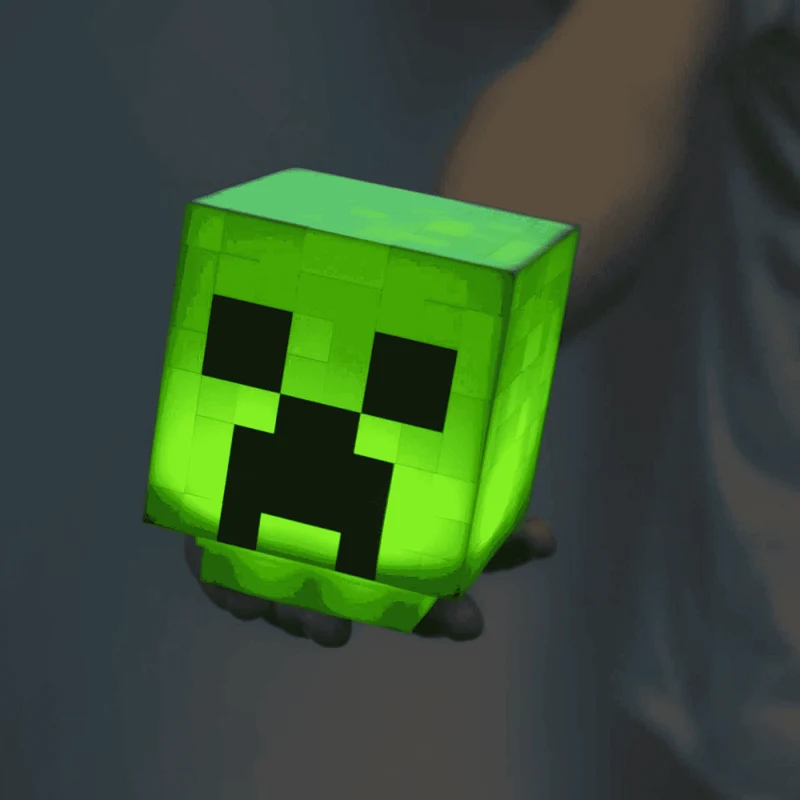 Lámpara Minecraft Creeper con sonido 11 cm