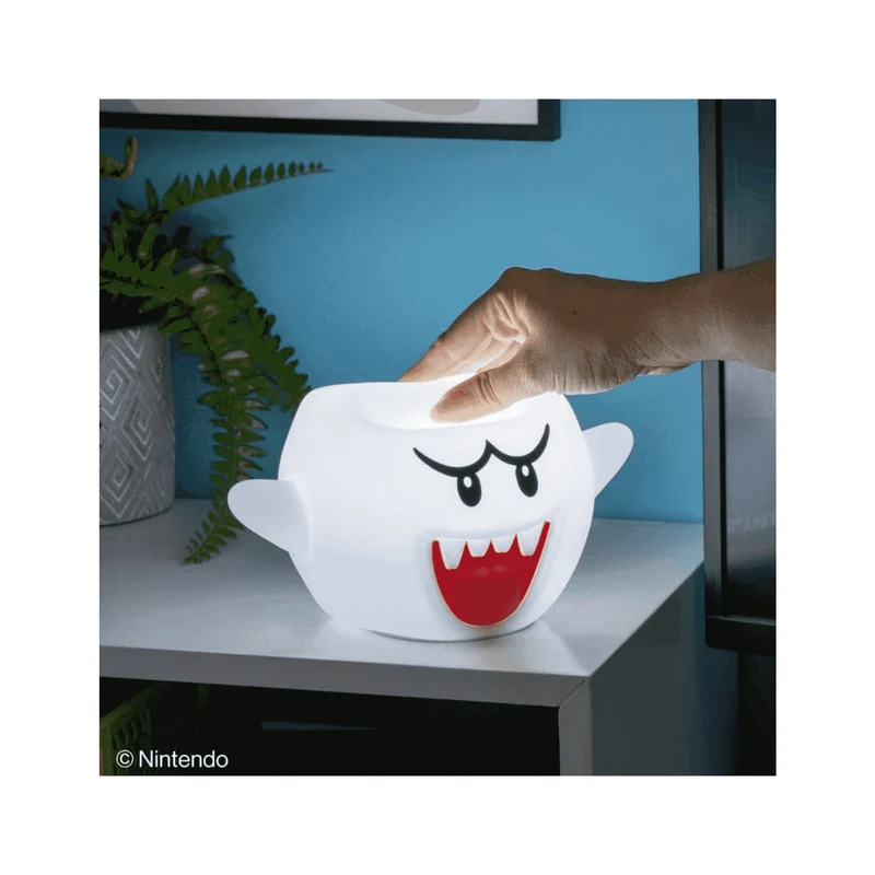 Lámpara SquishyGlo Boo de Super Mario – Paladone 14 cm